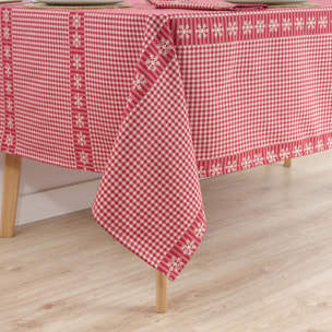 Nappe anti-taches réversible jacquard 33739B