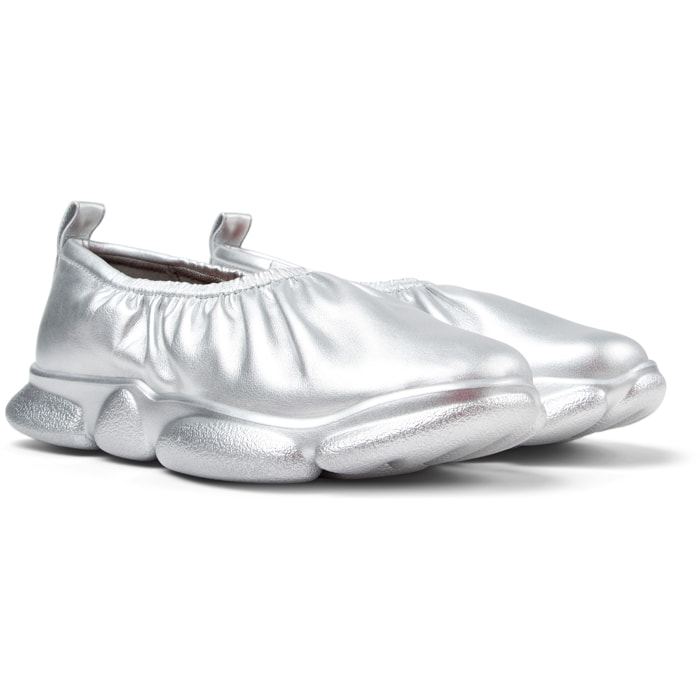 Bailarinas - CAMPER Karst - Gris - Cuero liso
