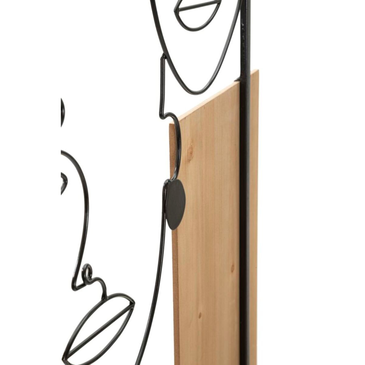 PANNELLO DA MURO FACES FERRO E WOOD CM 63X2X90