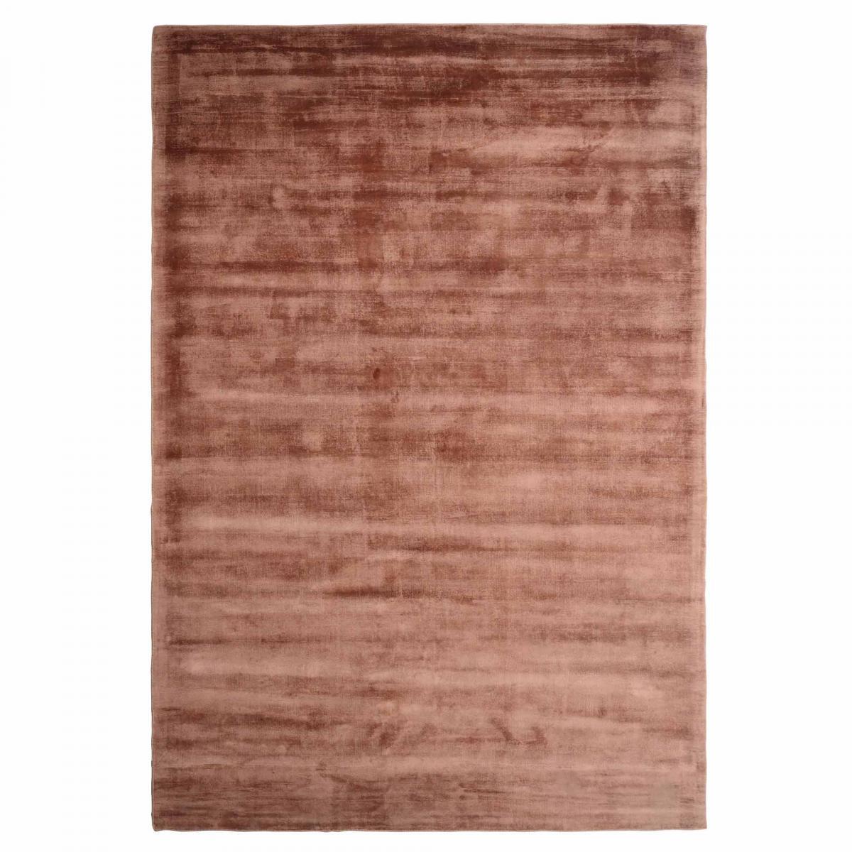 Tapis artisanal doux et soyeux tufté main en viscose