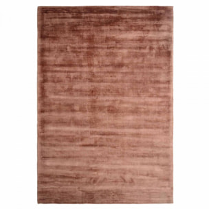 Tapis artisanal doux et soyeux tufté main en viscose