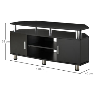 Meuble banc TV design contemporain multi-rangement