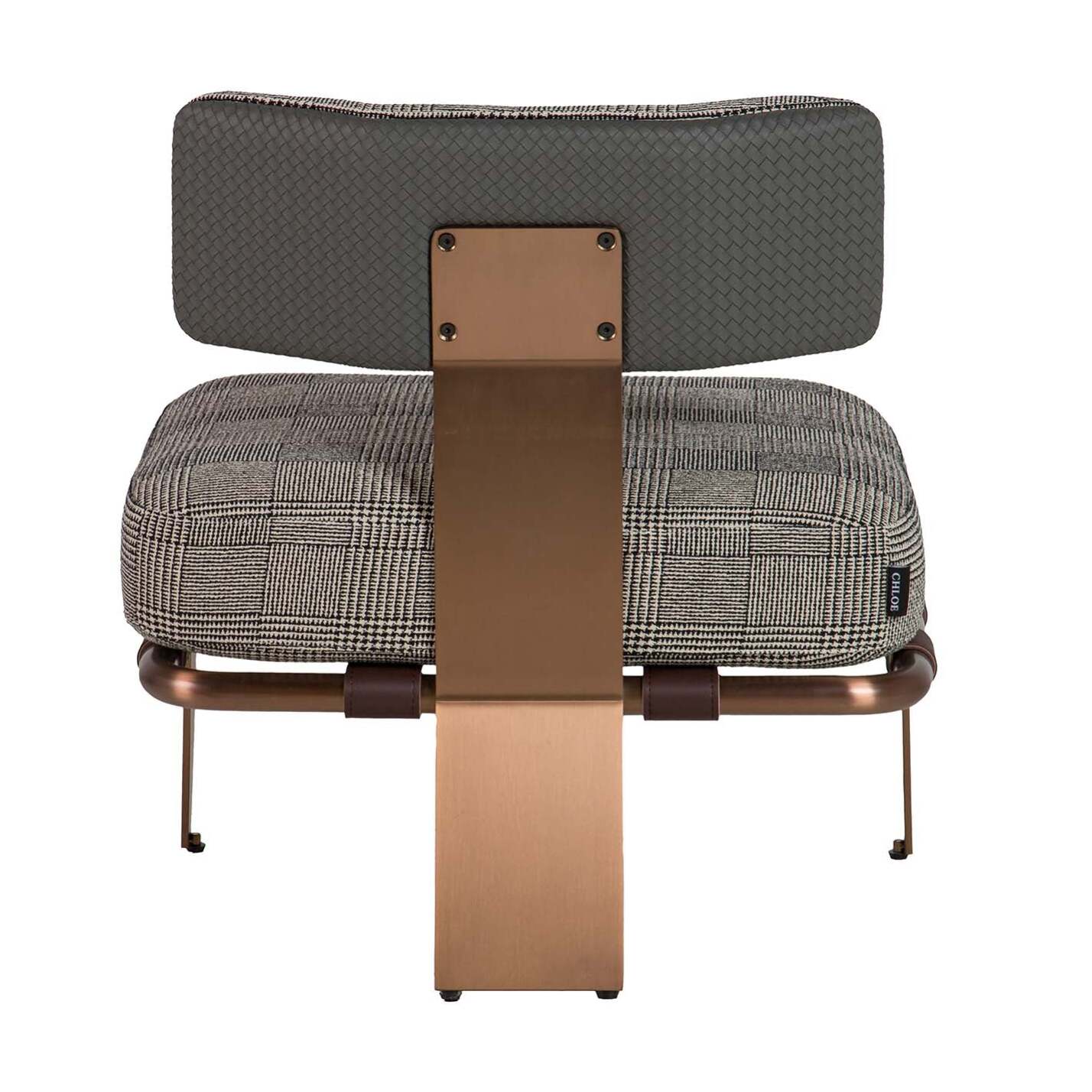 Butaca Cuero Acero Inoxidable Boise 65x65x72 Cm