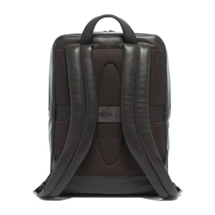 Zaino uomo in vera pelle - Modello Novara Nova - Casual - 32.0 x 45.5 x 17.5 cm