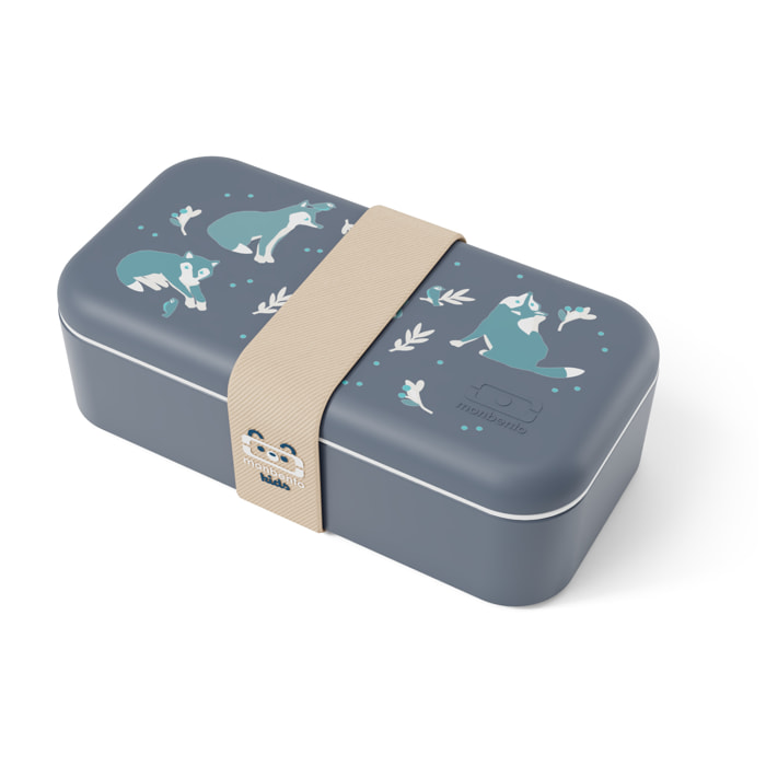Lunch box enfant  Foodie 500ml Made in France Bleu Wolf