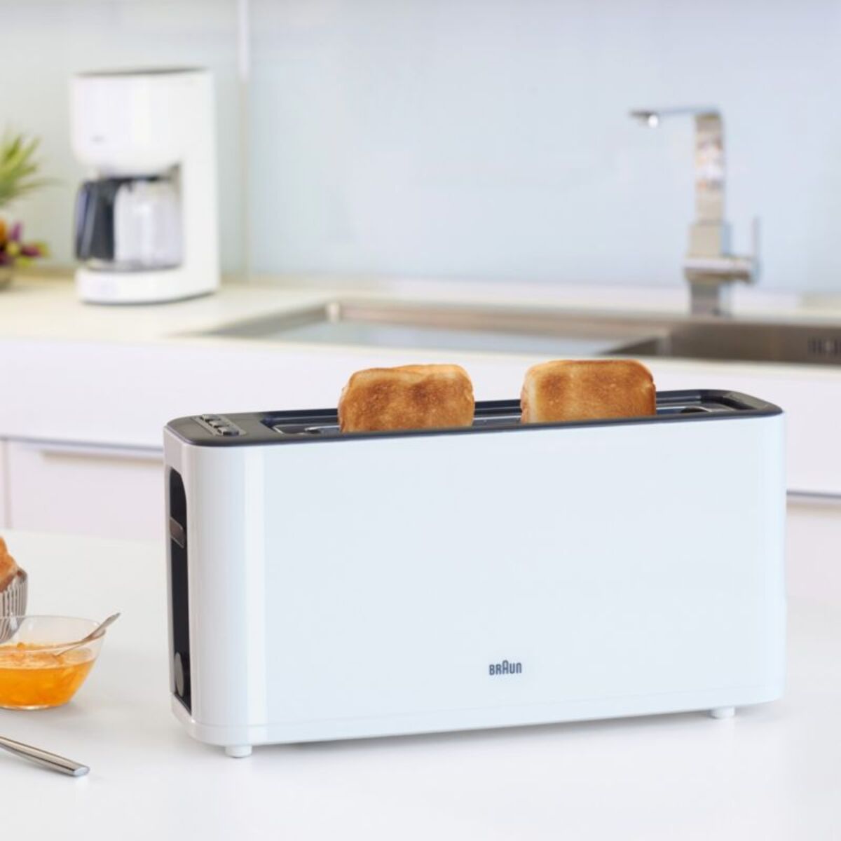 Grille-pain BRAUN HT3100WH PurEase