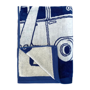 Serviette de plage éponge velours Jacquard - Montego - 90x170cm - 400g/m²