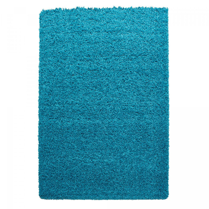 Tapis poils longs shaggy tissé motif uni GECO