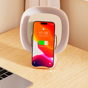 Trappola per zanzare multifunzione con ricarica wireless da 5W.