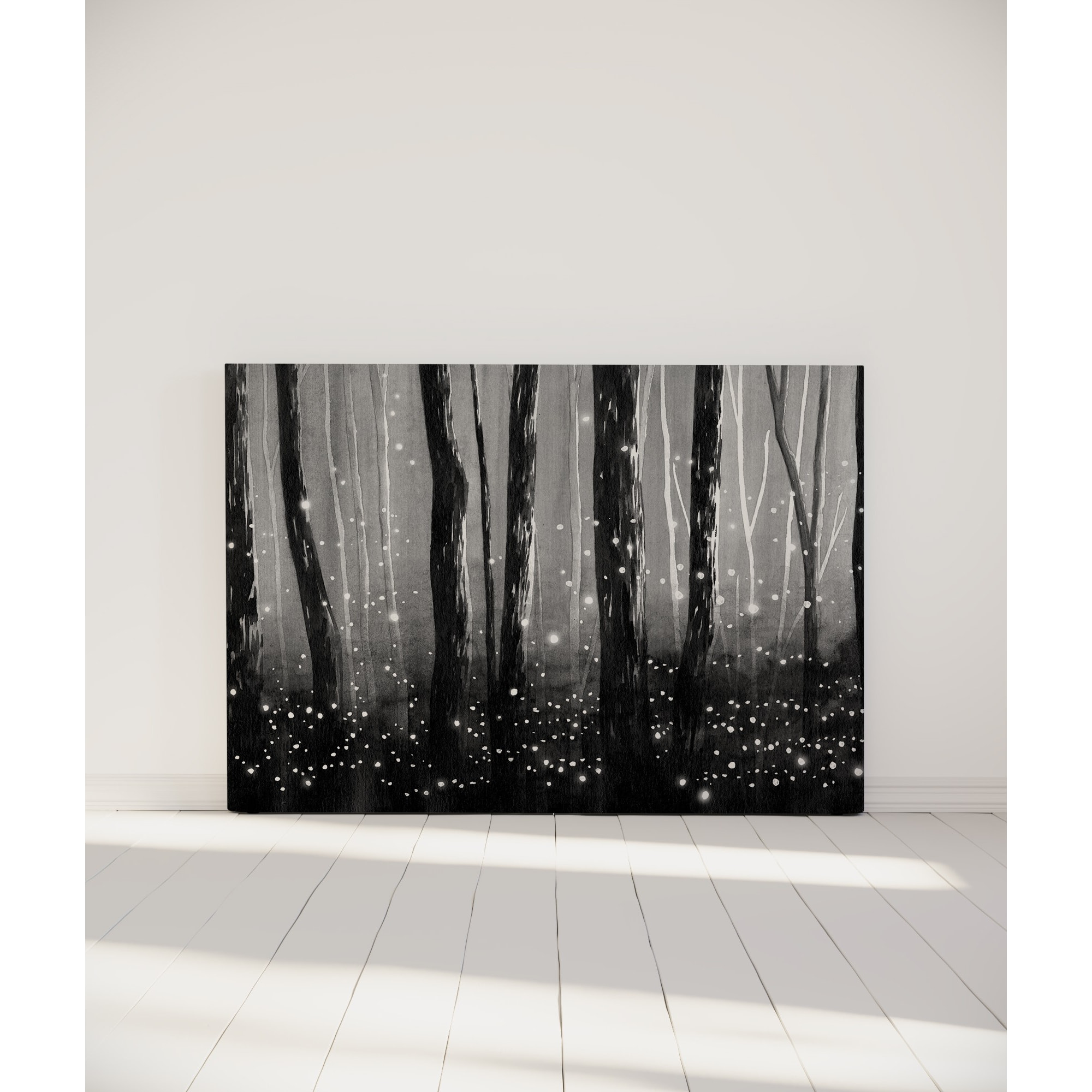 Tête de lit Lucioles | Coloris Noir | Largeur au choix