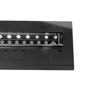 Vapor 3D 100 - Inserto Camino Decorativo ad Acqua Senza Calore 100x17,8x22,7 cm con Effetto Fiamma a LED 3D