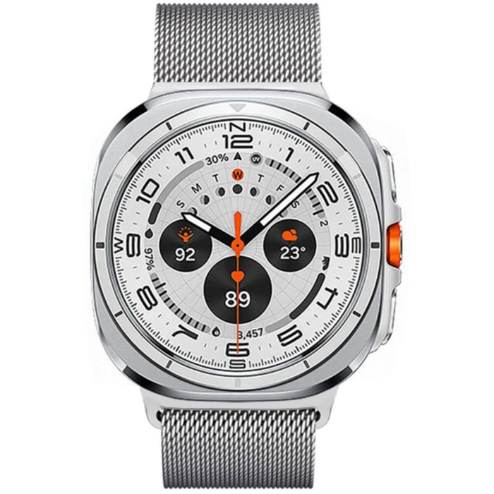 Bracelet IBROZ Galaxy Watch7 Ultra 47mm Milanese Silver