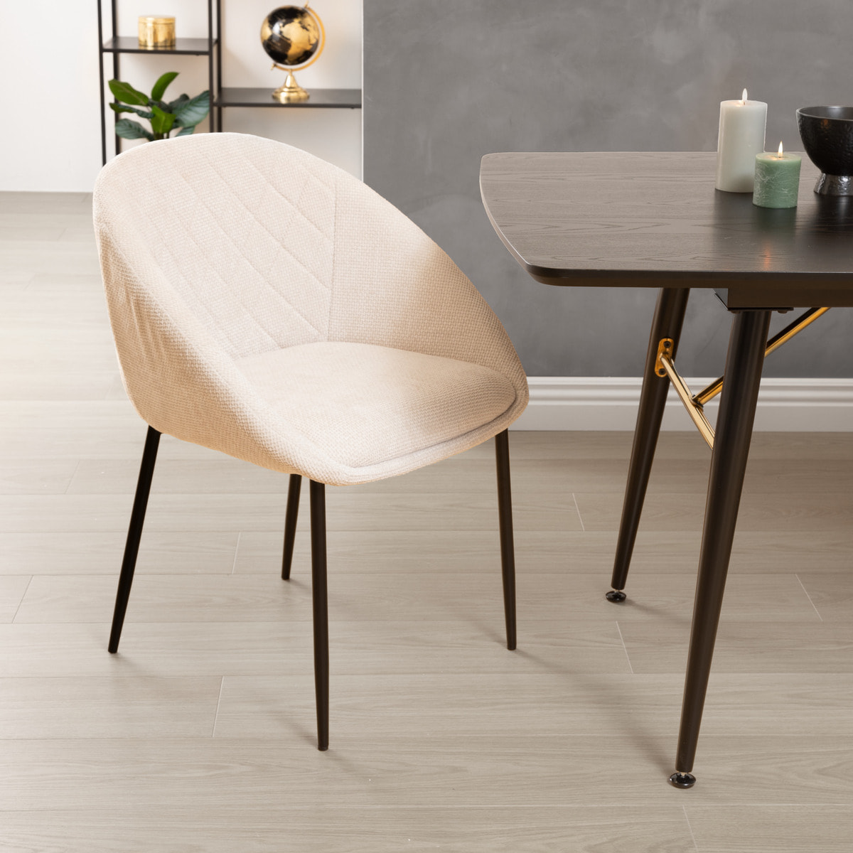 Chaise "Seliso" beige