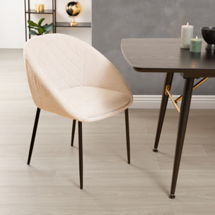 Chaise "Seliso" beige