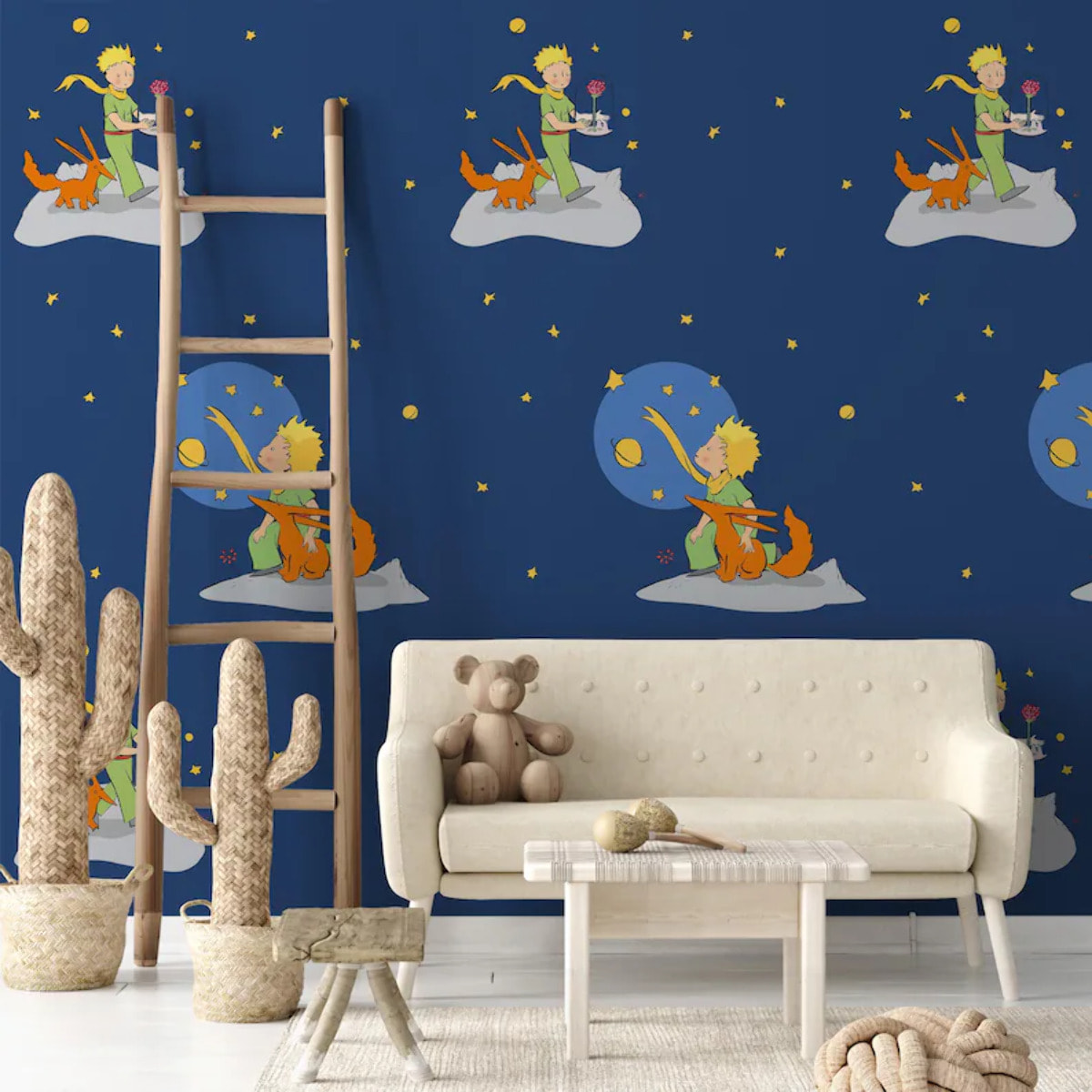 Carta da Parati Ufficiale Il Piccolo Principe Rosa Volpe Cura