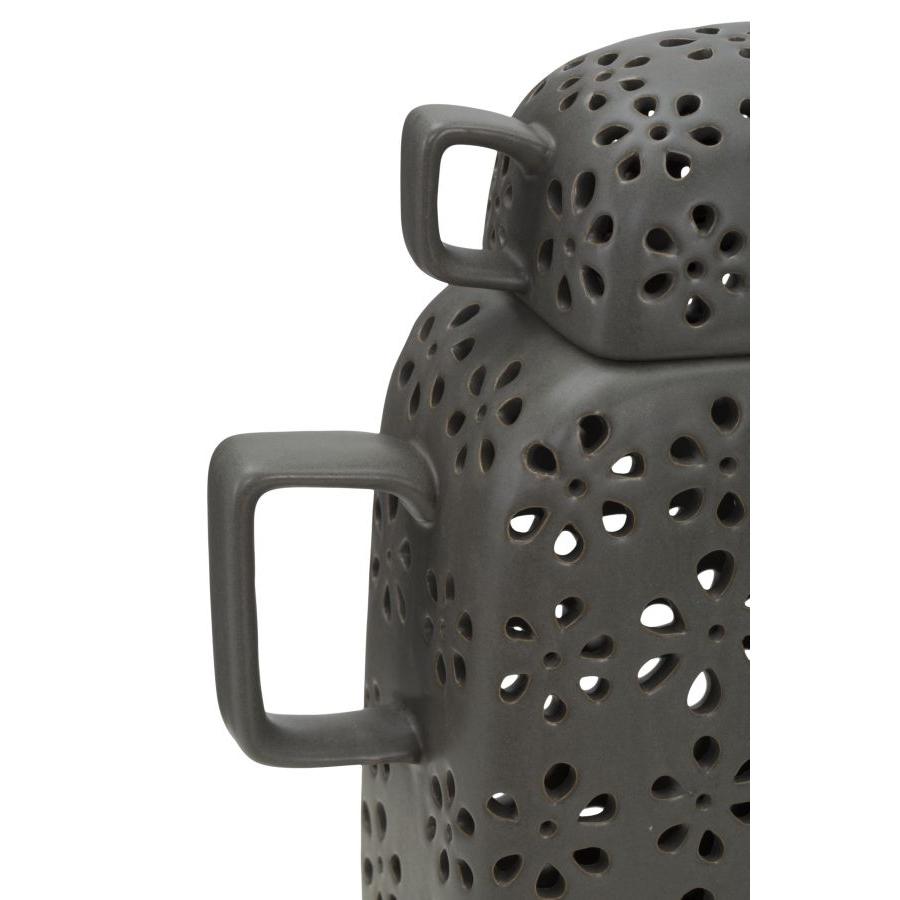 VASO FLOWERY OFFICINE 55 GRIGIO