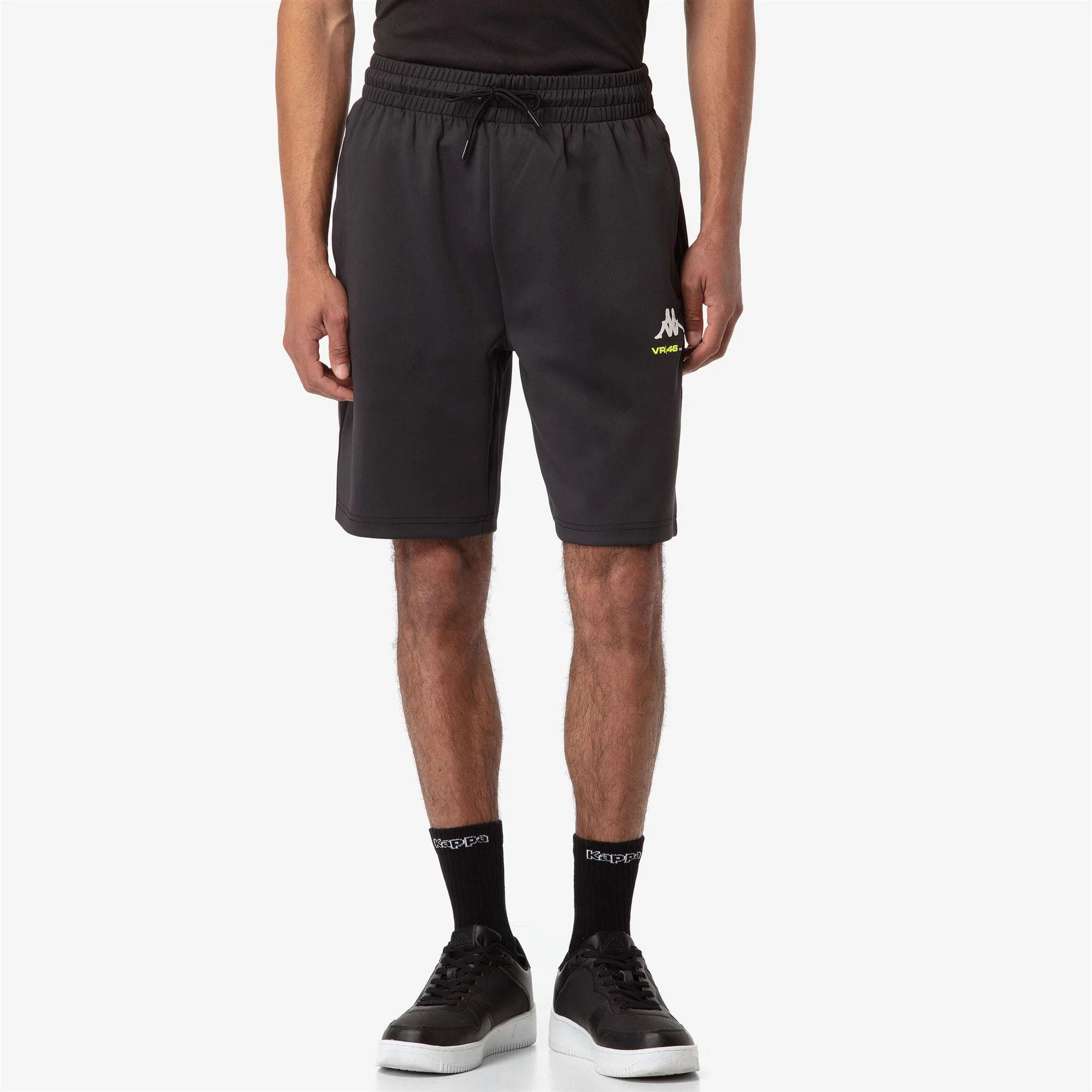 Kappa - Pantaloni Corti Uomo Nero - Adozippo Vr46