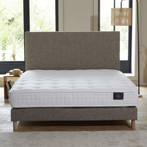 Sommier confort durable SYMBIOSE avec tête de lit lisse élégante