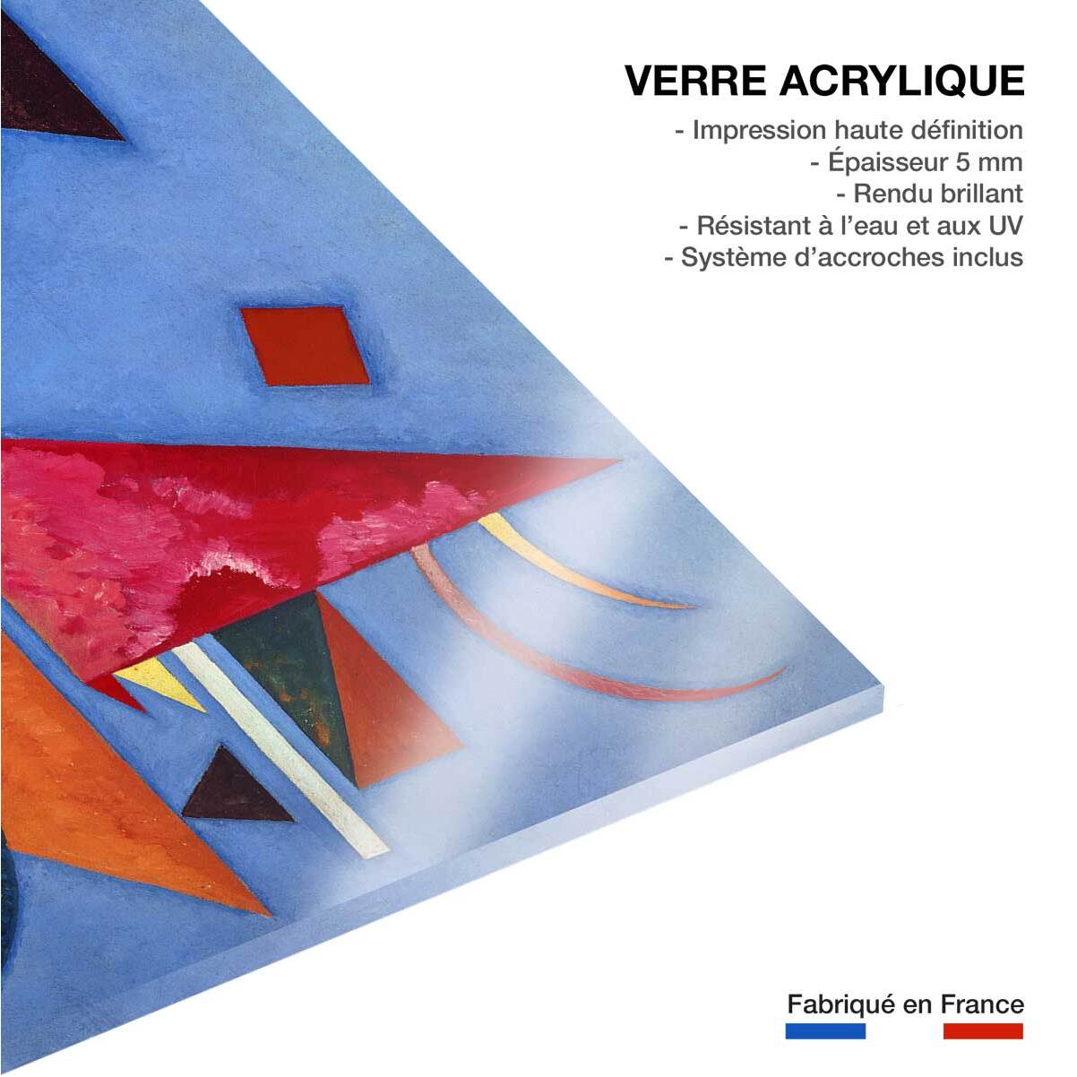 Tableau art classique par Kandinsky Soft Hard Tableau plexiglas