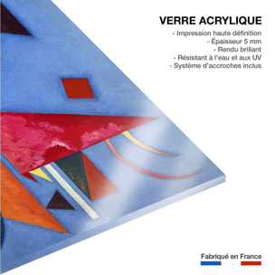 Tableau art classique par Kandinsky Soft Hard Tableau plexiglas