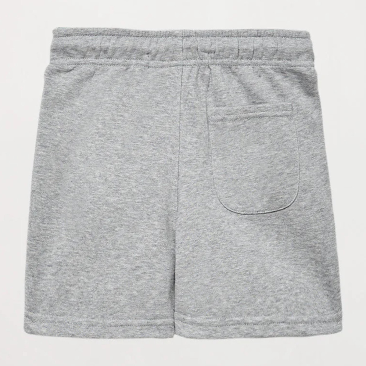 Pantalón corto orgánico gris vigoré Neutrals kids con logo