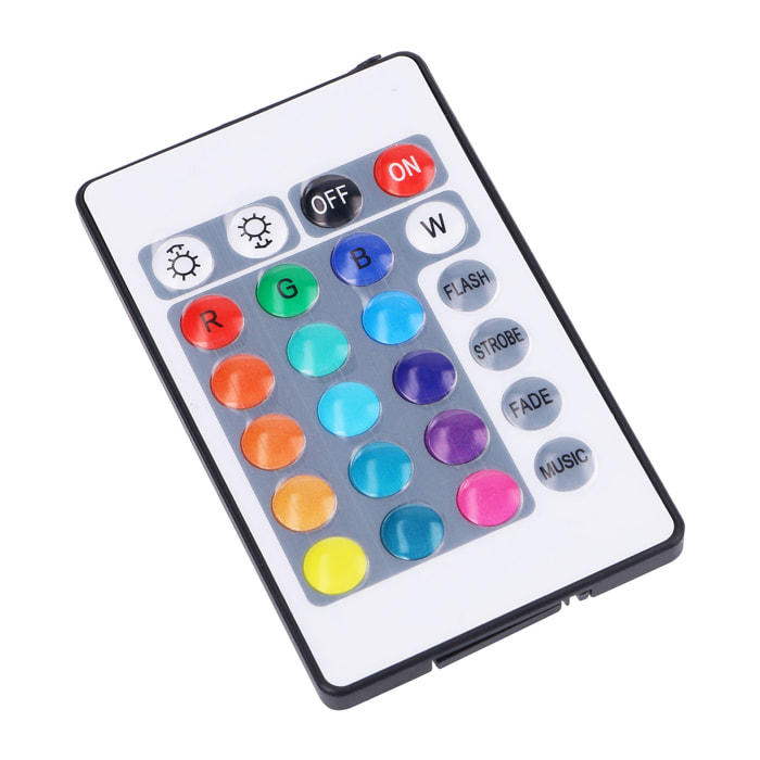 FORLIGHT Tira LED RGB de 5m 12W con control ON-OFF y protección IP20 para uso interior