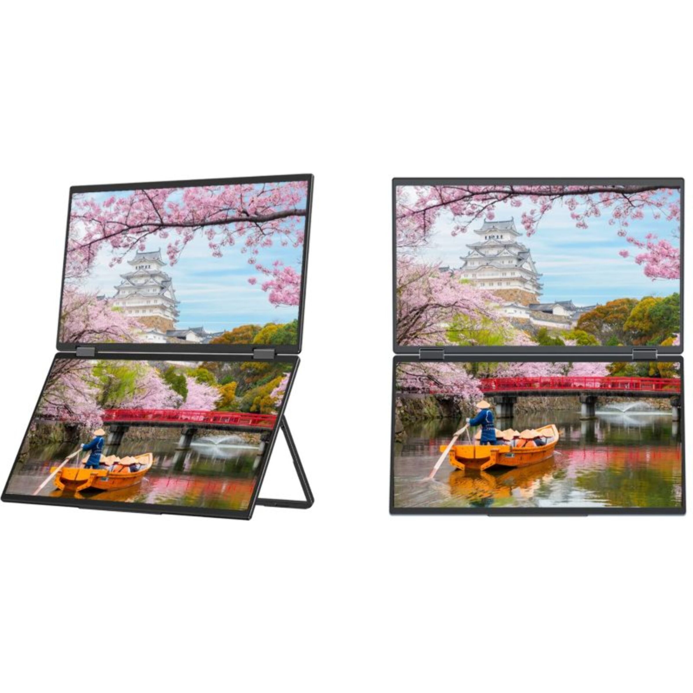 Ecran pc portable JAPANNEXT JN DMDIPS156F 15" double écran Full HD 60Hz IPS AMD FreeSync Support intégré