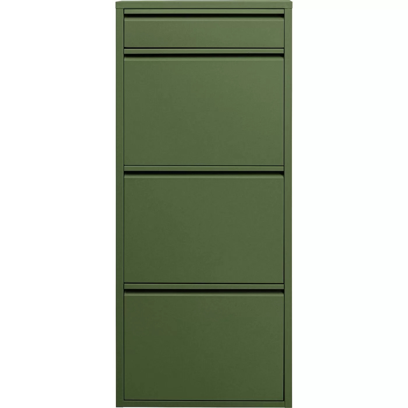 Casier à chaussures Caruso olive 3+1 tiroirs Kare Design