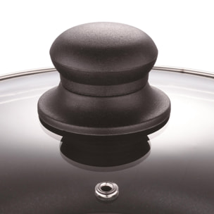 Cacerola de ø24x10cm de 4,3l en aluminio prensado con tapa