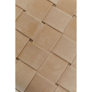 Tabourets-coffres Weave beige set de 2 Kare Design