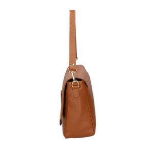 Borsa a spalla da donna - Modello Walda - Vera pelle - 34.0 x 17.5 x 10.0 cm