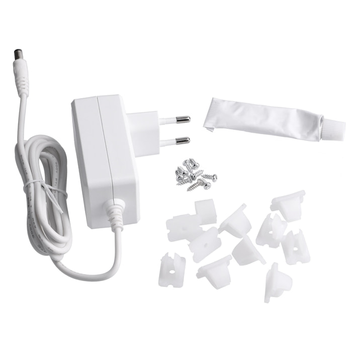 Forlight Tira LED Flexi Slim 24W Blanco Frío 6000K, CRI 82, Regulable ON-OFF, IP65 para Uso Exterior