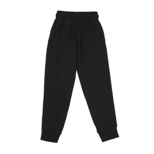 Pantalones de sudadera básicos con logo grande para niños