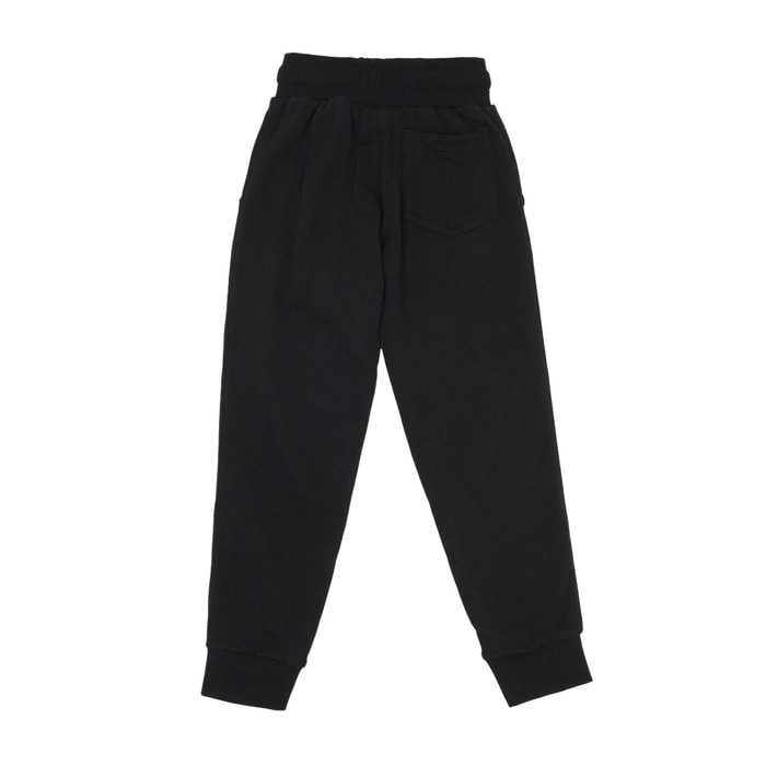 Pantalones de sudadera básicos con logo grande para niños