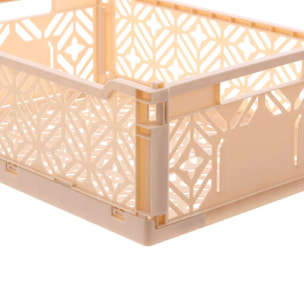 Cagette pliable Arry 40x30cm beige