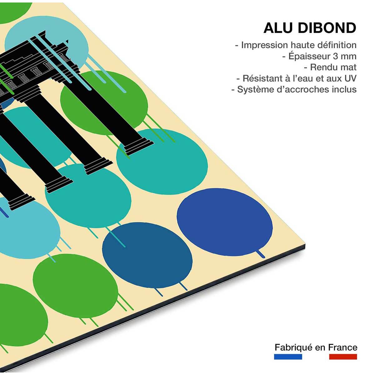 Tableau berlin brandenburger tor Tableau alu Dibond