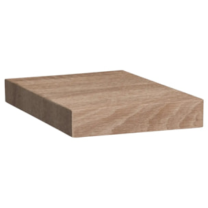 Étagère murale "Fixy" 23,5cm effet bois naturel