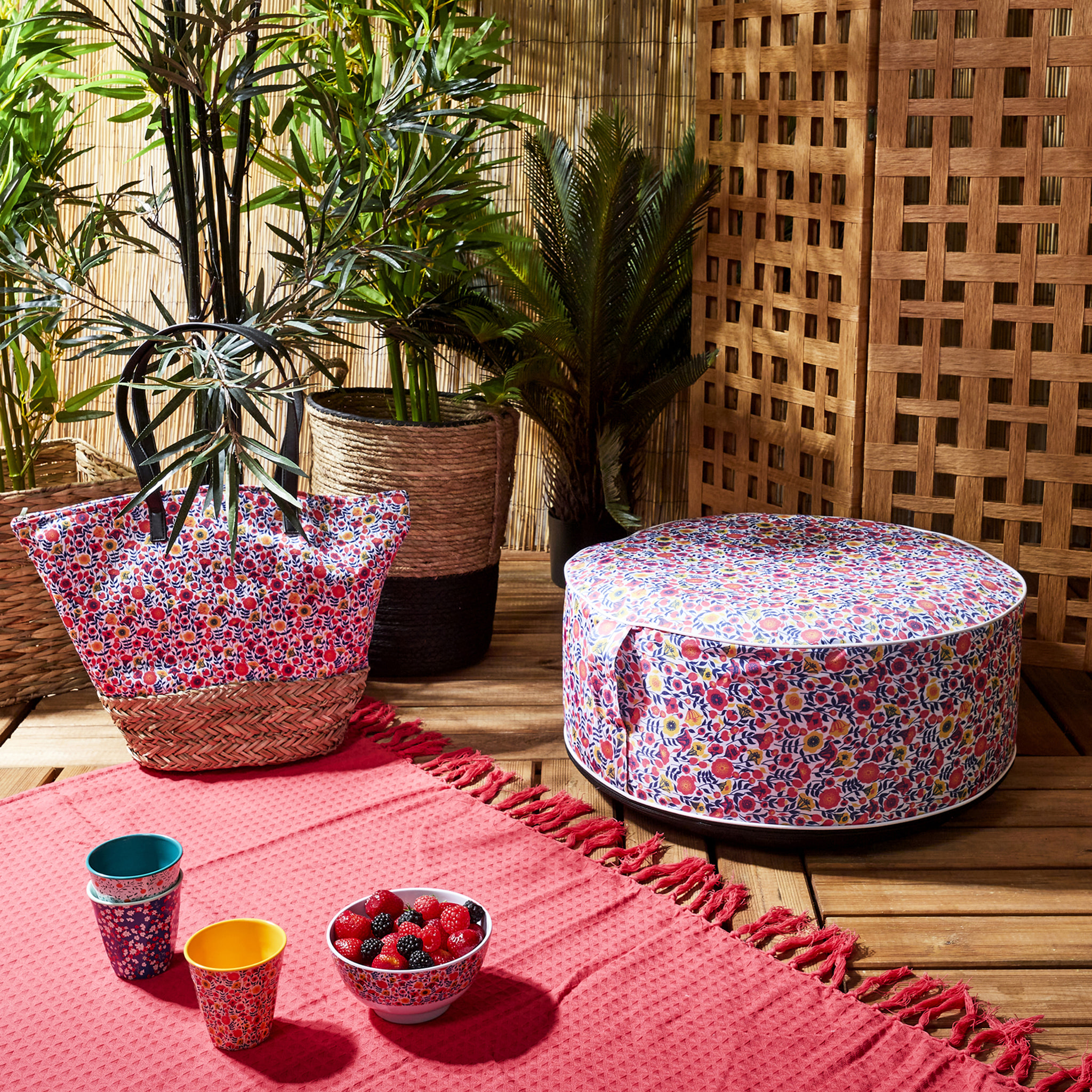 Pouf Gonflable Liberty - Lot De 6