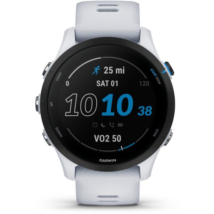 Montre sport GARMIN Forerunner 255 Music Whiitestone