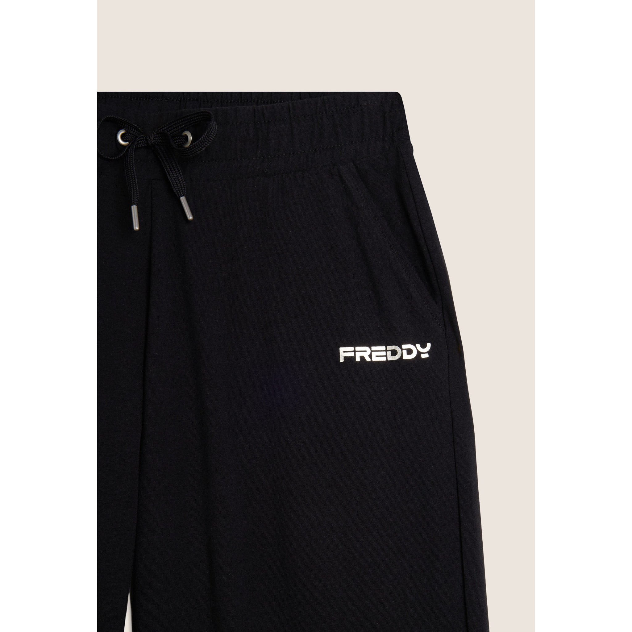 Pantaloni cropped comfort fit con gamba dritta