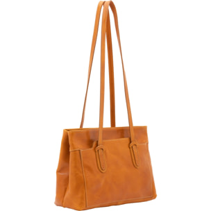 Borsa a spalla da donna - Modello False - Vera pelle - 23.0 x 30.0 x 12.0 cm