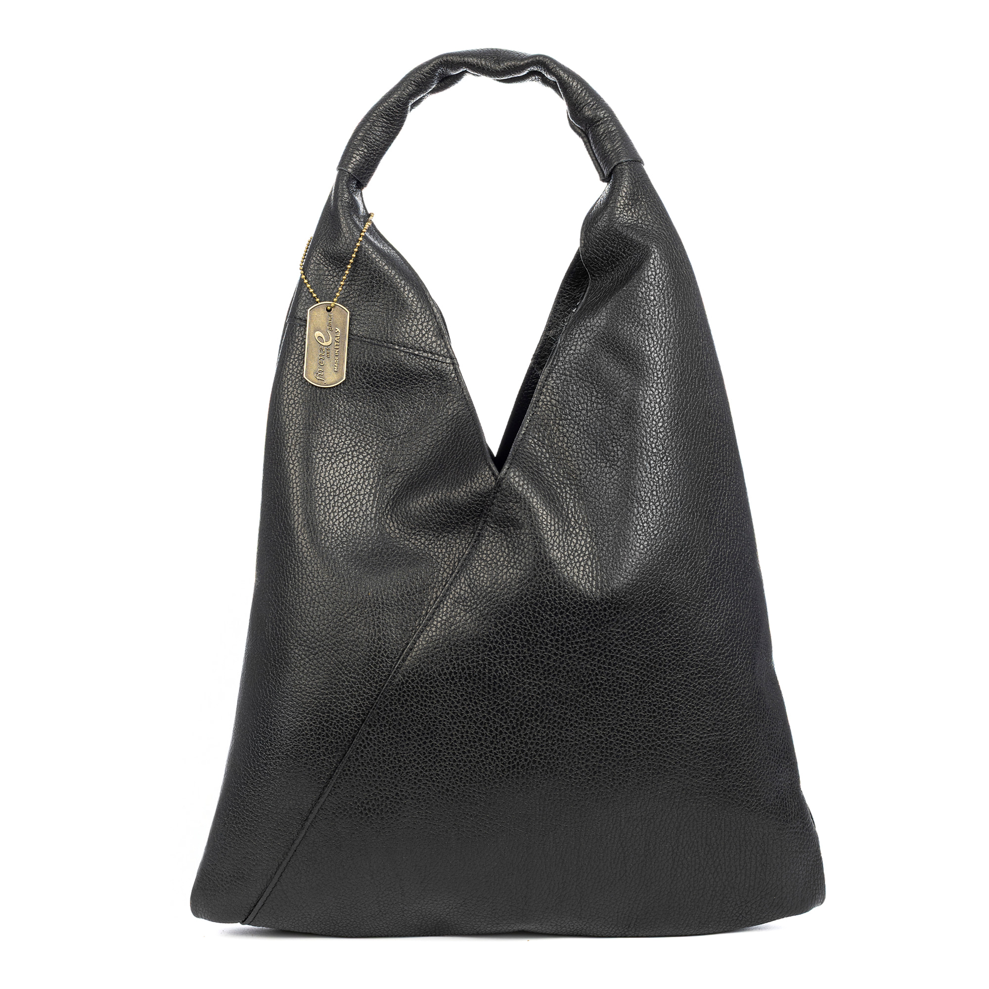 Agnana borsa shopper Donna. Pelle autentica Dollaro.