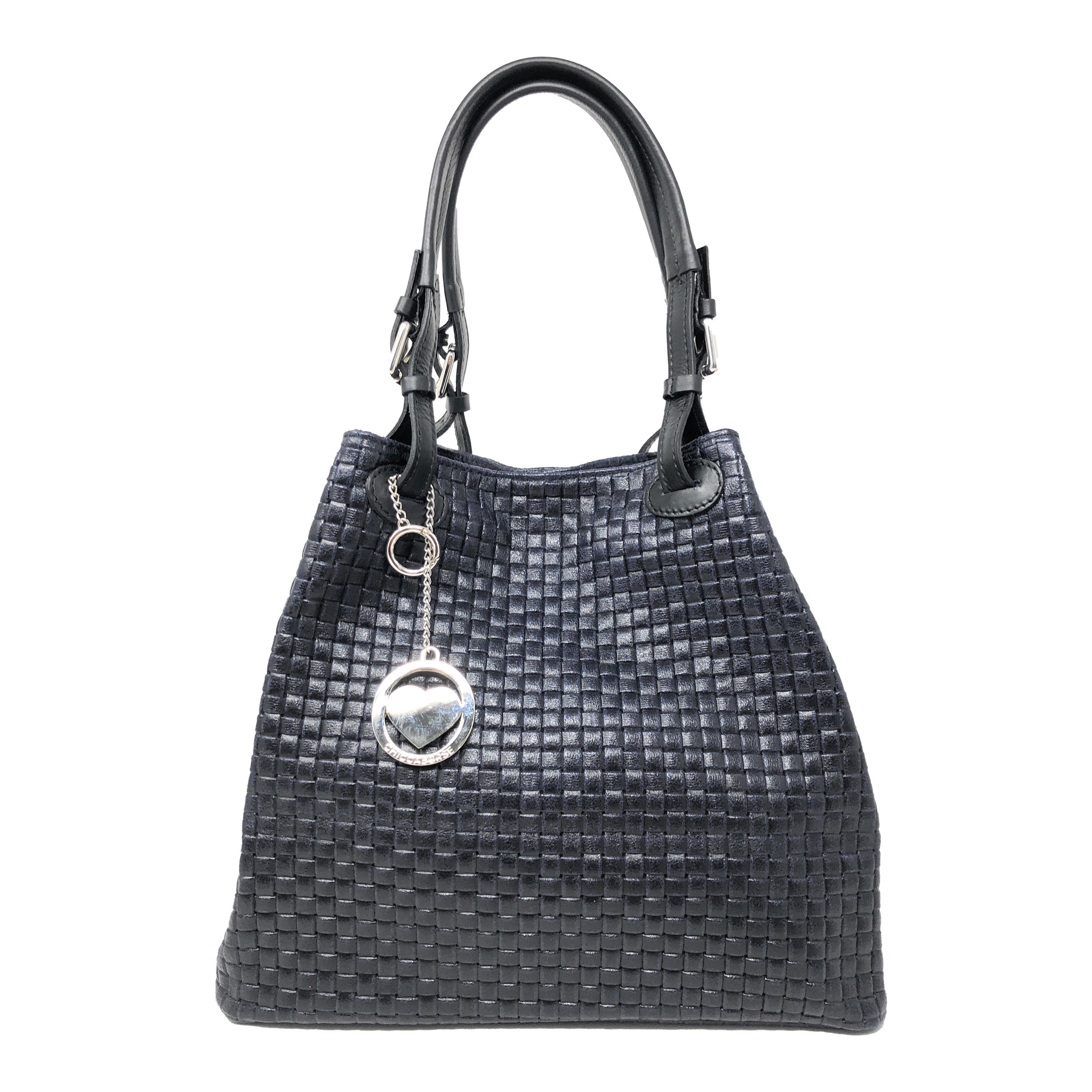 Chicca Borse Borsa a Mano Blu