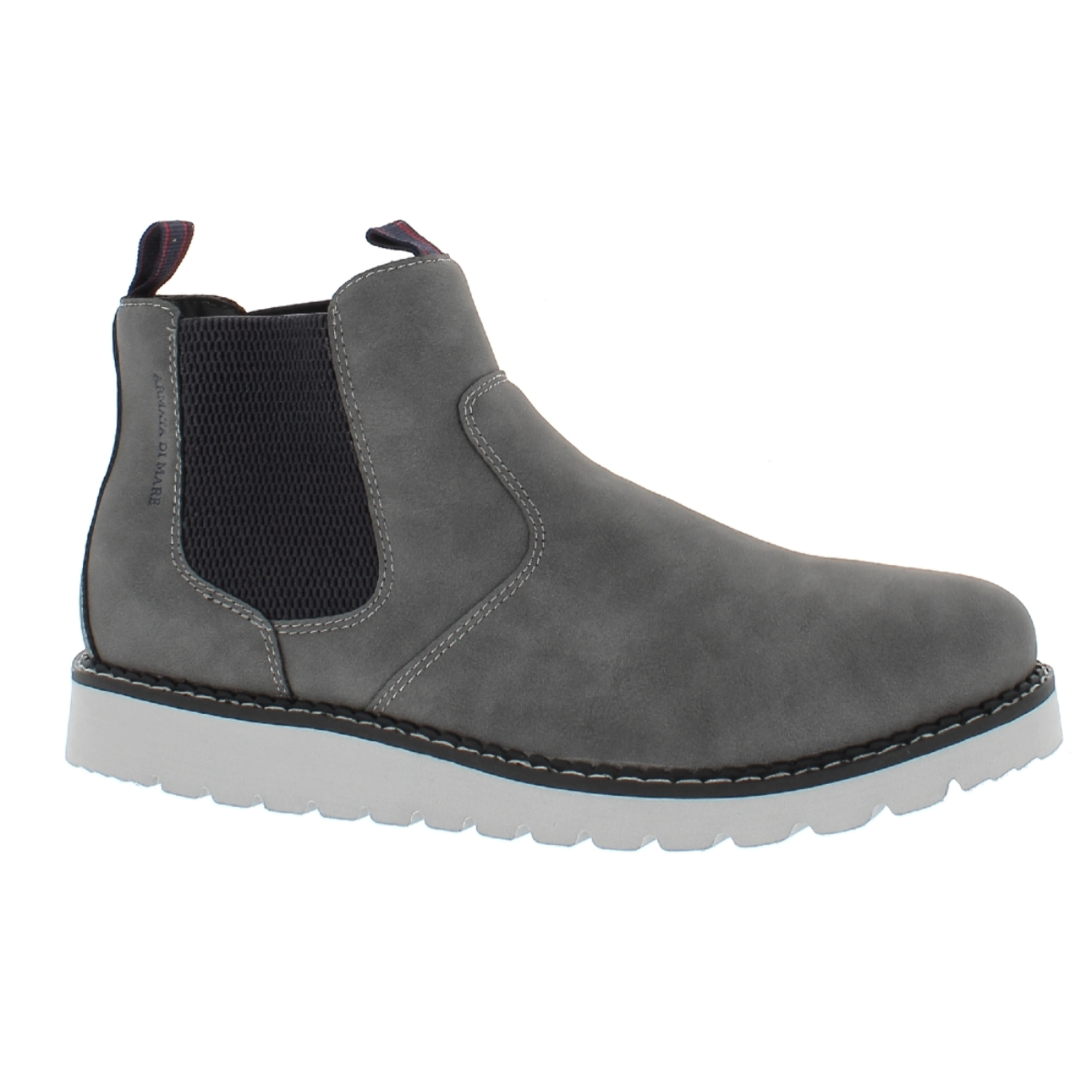 Armata di Mare Scarpe Uomo Stivaletti Chelsea Boots con Soletta Rimovibile in Memory Foam AMU W24L639 Grey