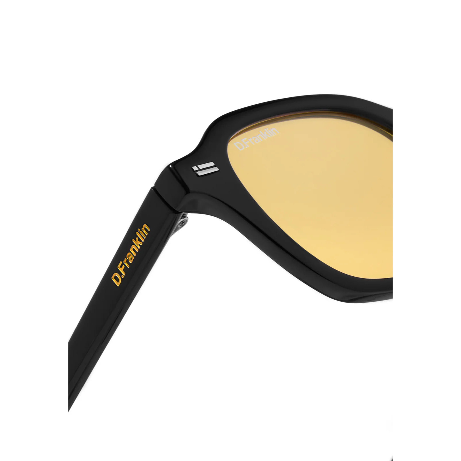 Gafas de Sol Ultra Light S Square Black / Yellow D.Franklin