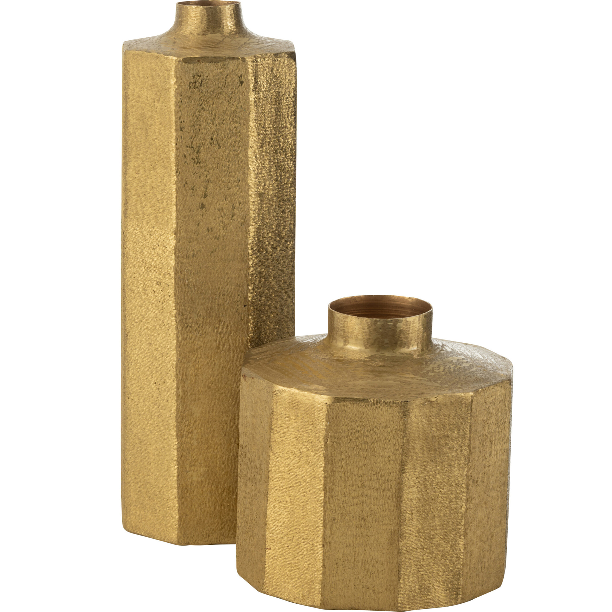 J-Line vase Carre - métal - or - large - 55 cm de hauteur