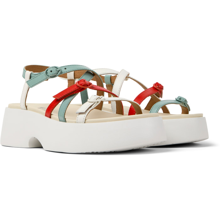 Sandalias - CAMPER Tasha Twins - Multicolor - Cuero liso