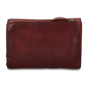 Portafoglio uomo in vera pelle - Modello Boreal - Casual - 14.0 x 9.0 x 4.5 cm