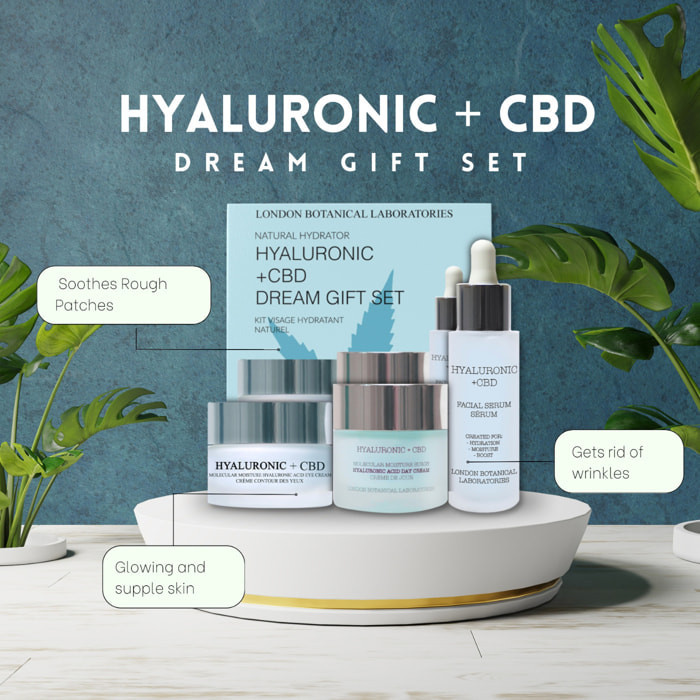 LBL- Set de regalo Hyaluronic + CBD Dream (suero + crema hidratante + ojos)