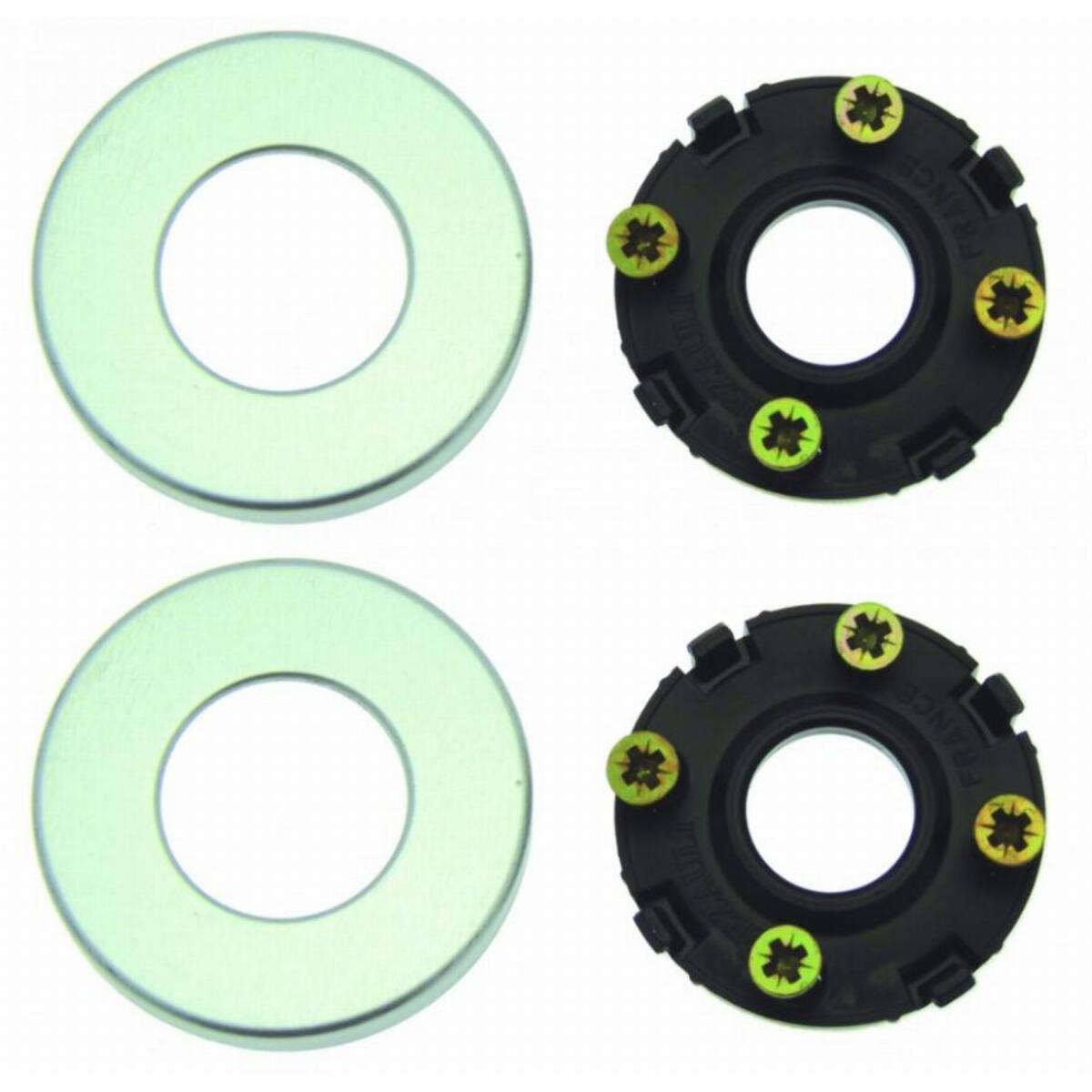 Paire rosette 6600 argent BEZAULT - Bec de cane - 0125822